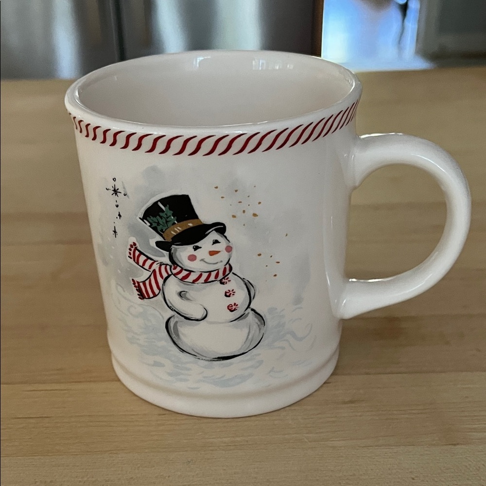 Sur La Table Snowman Holiday Mug